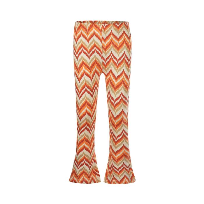 Schlagleggings Mädchen orange beige gemustert Koko Noko 110 116 122 128 134