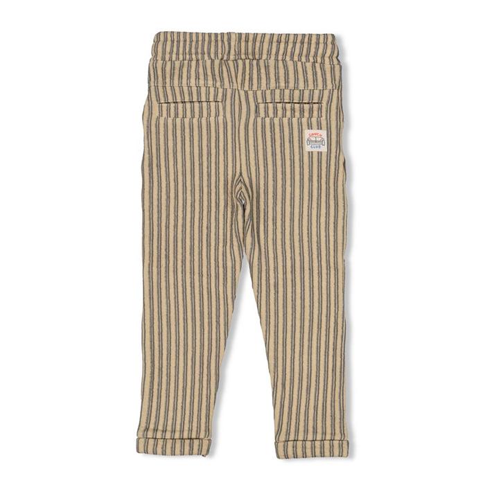Strick-Sweathose beige gestreift Junge Sturdy