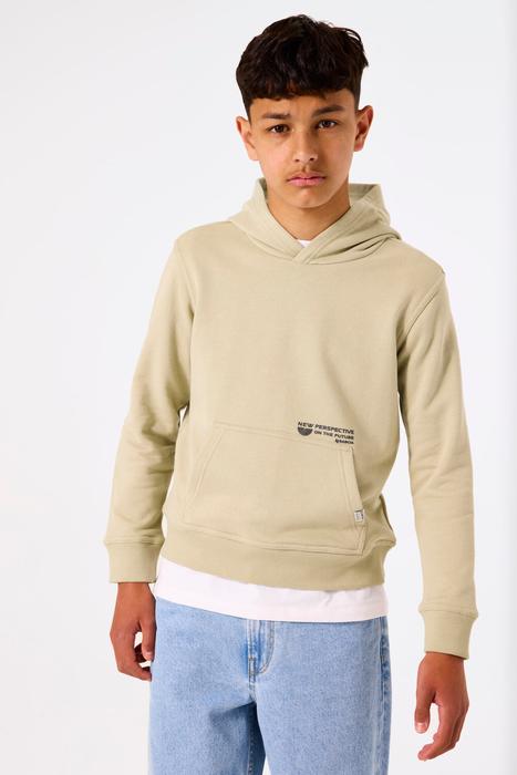 Pullover Longsleeve Kapuze Sommer Junge Garcia grün Rückenprint 140/146 152/158 164/170 176