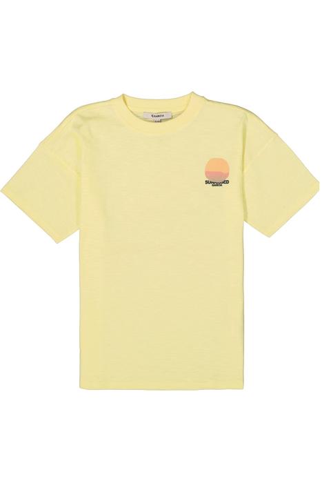 T-Shirt Sommer Mädchen Kurzarm Oversize Garcia gelb Rückenprint 140/146 152/158 164/170 176