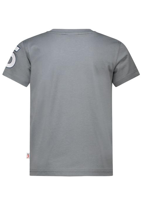 T-Shirt Grau Grün Fußball Salt&Peper