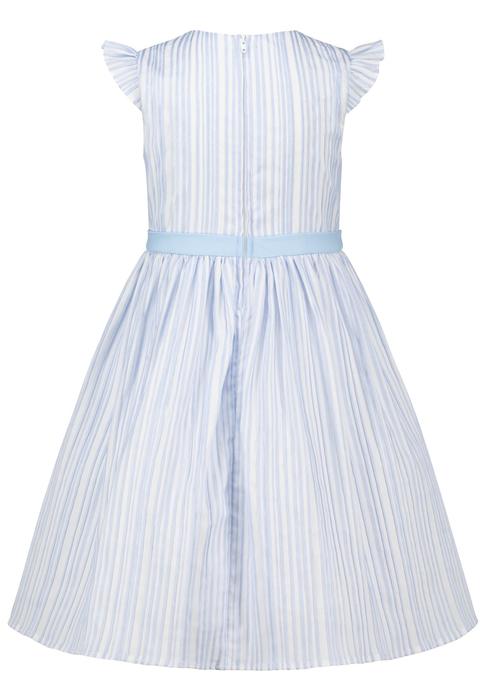 Kleid Schulanfang Weiß Blau gestreift Salt&Peper
